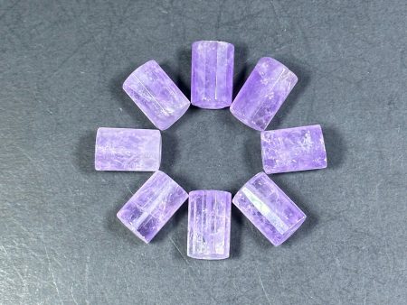 AAA Natural Amethyst Gemstone Bead Faceted 15x10mm Tube Shape, Gorgeous Natural Purple Clear Color Amethyst Gemstone Bead, LOOSE BEADS on Sale