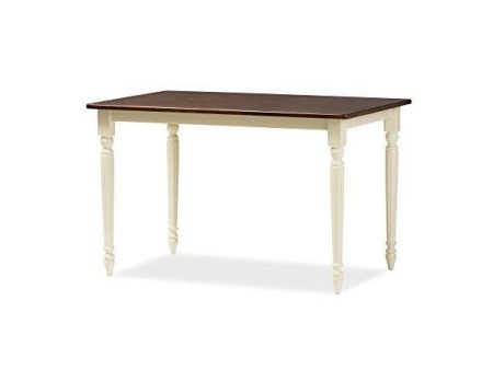 Baxton Studio Laurence 47  Antique Cherry French Country Cottage Dining Table Online