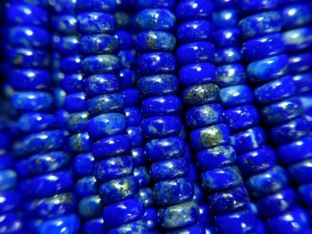 Natural Lapis Lazuli Gemstone Bead Smooth 4x2mm Rondelle Shape Beads, Gorgeous Natural Royal Blue Color Lapis Beads, Excellent Quality 15.5  For Discount