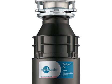 InSinkErator 79008-ISE Badger 5 1 2 HP Household Garbage Disposal Fashion