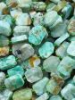 Natural Chrysocolla Gemstone Bead 15x10mm Tablet Shape, Gorgeous Natural Green Blue Color Chrysocolla Bead, Great Quality Full Strand 15.5  Fashion