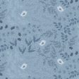 Birds Cotton Fabric Denim Blue CLTY4127-88 Winter Gardens by Meags & Me for Clothworks Fashion