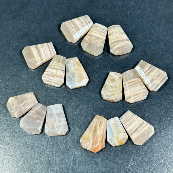 AAA NATURAL Sunstone Gemstone Bead Faceted 28x20mm Teardrop Shape Bead, Beautiful Light Brown Beige Color Sunstone Gemstone Bead LOOSE Beads on Sale