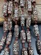 Natural Hand Painted Tibetan Agate Gemstone Beads 30x10mm, 40x15mm Barrel Tube Shape Bead 15.5  Fashion