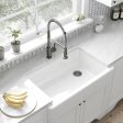 KOHLER Whitehaven K-6489-0 35  White Single Bowl Farmhouse Sink w  Tall Apron Front For Sale