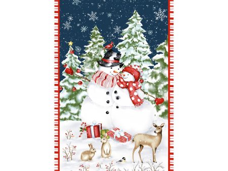 Bundle Up Cotton Fabric Panel HEG824P-78 Multi by Barb Tourtillotte for Henry Glass Online now