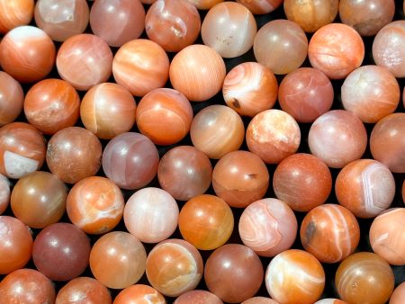 Natural Matte Botswana Agate Gemstone Bead 6mm 8mm 9mm 11mm 12mm Round Bead, Beautiful Matte Red Orange Color Botswana Agate Beads Great Quality Online Sale