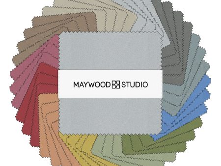 Starlight Metallics Cotton Fabric Charm Pack CP_MASSTM by Maywood Studio on Sale