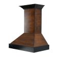 ZLine KBAR 30  Antigua and Walnut Wooden Wall Mount Range Hood with Motor Discount