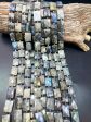 AAA Mystic Natural Labradorite Gemstone Bead Faceted 10x14mm, 12x18mm, 15x20mm Rectangle Shape, Gorgeous Natural Gray Blue Labradorite Gemstone Bead Cheap