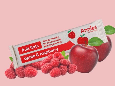 Apple & Raspberry Fruit Flats - 30 x 30g box Online now