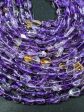 AAA Natural Ametrine Gemstone Bead Freeform Pebble Shape, Beautiful Natural Clear Purple Orange Ametrine Excellent Quality Full Strand 15.5  Hot on Sale