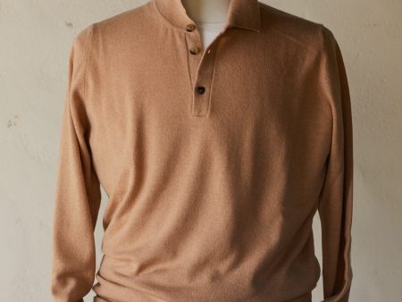 Cashmere Knitted Polo Discount