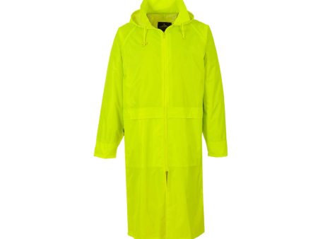 Cappotto impermeabile classico PVC colore giallo T. XS-6XL PORTWEST S438 Sale